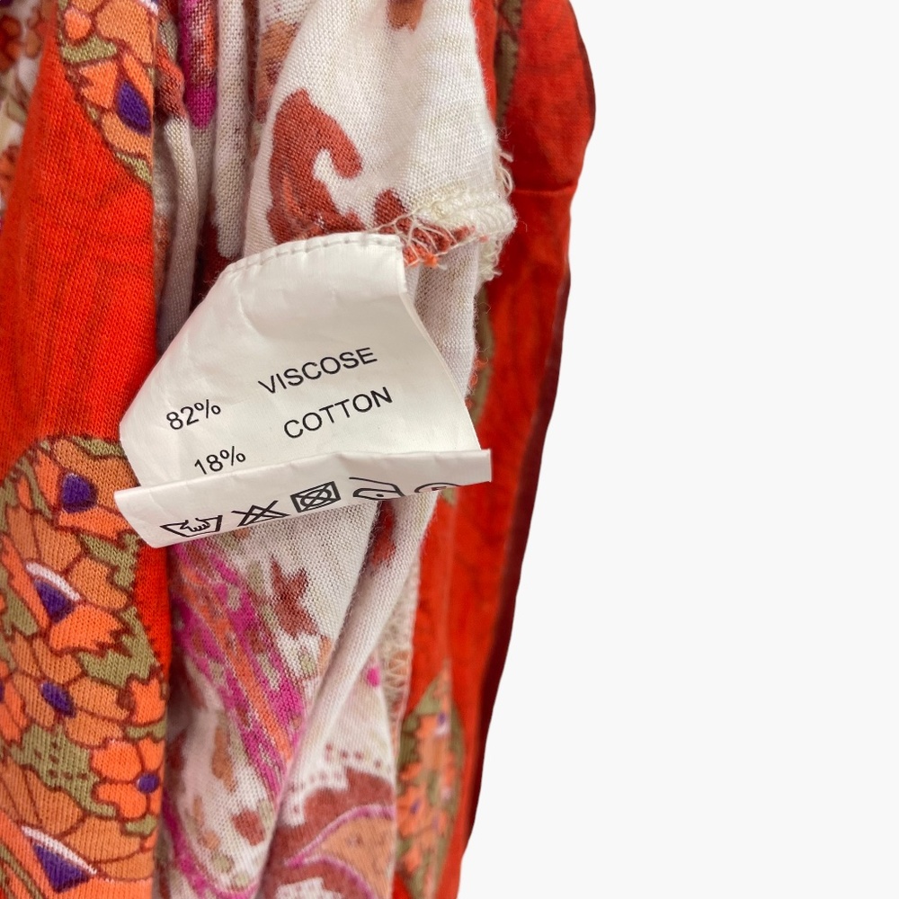 Label Ritu Kumar Pink Floral Print Sleeve Top - Picture 4 of 8